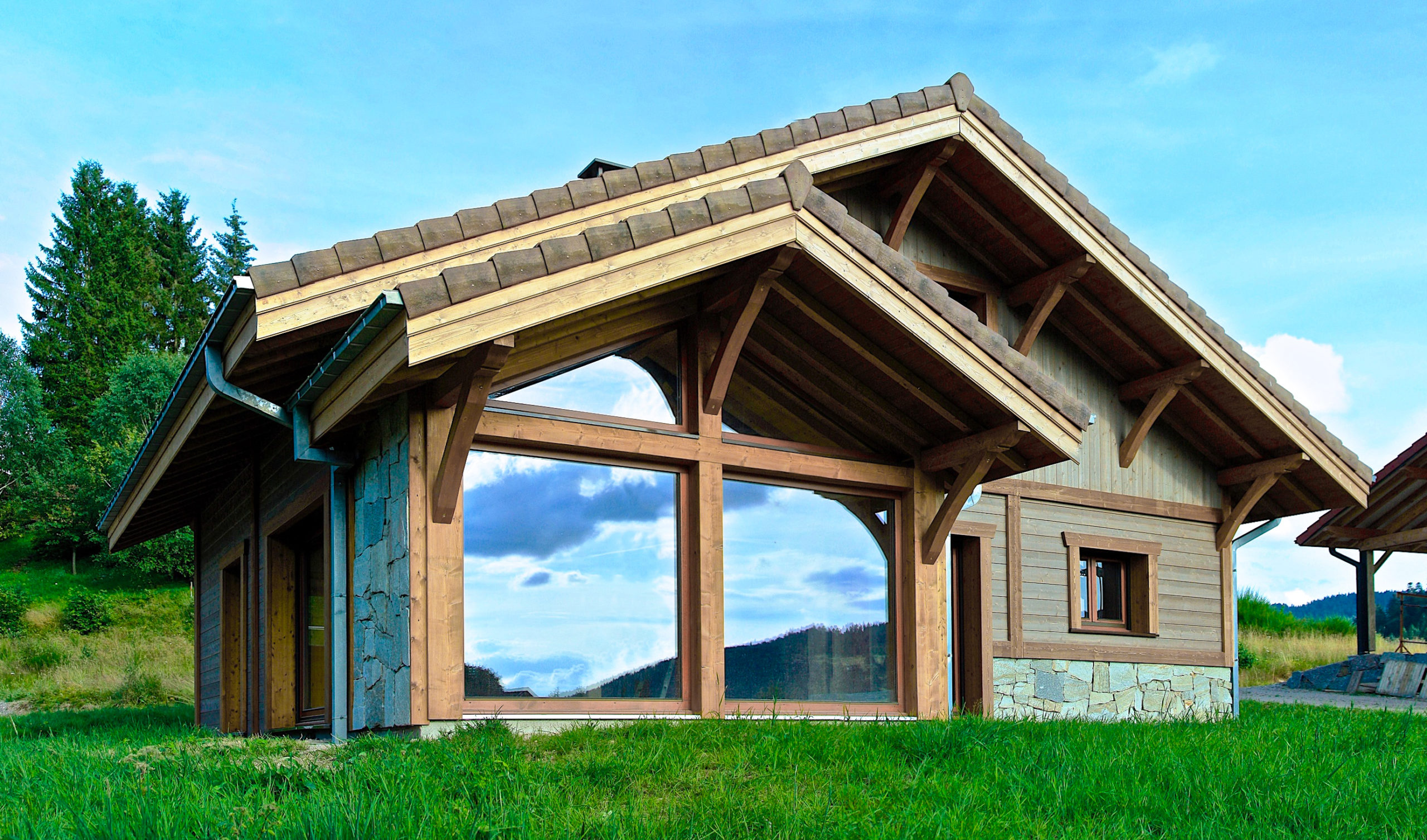 Maisons et chalets bois GICO Constructions Vosges - Galerie photo contemporain
