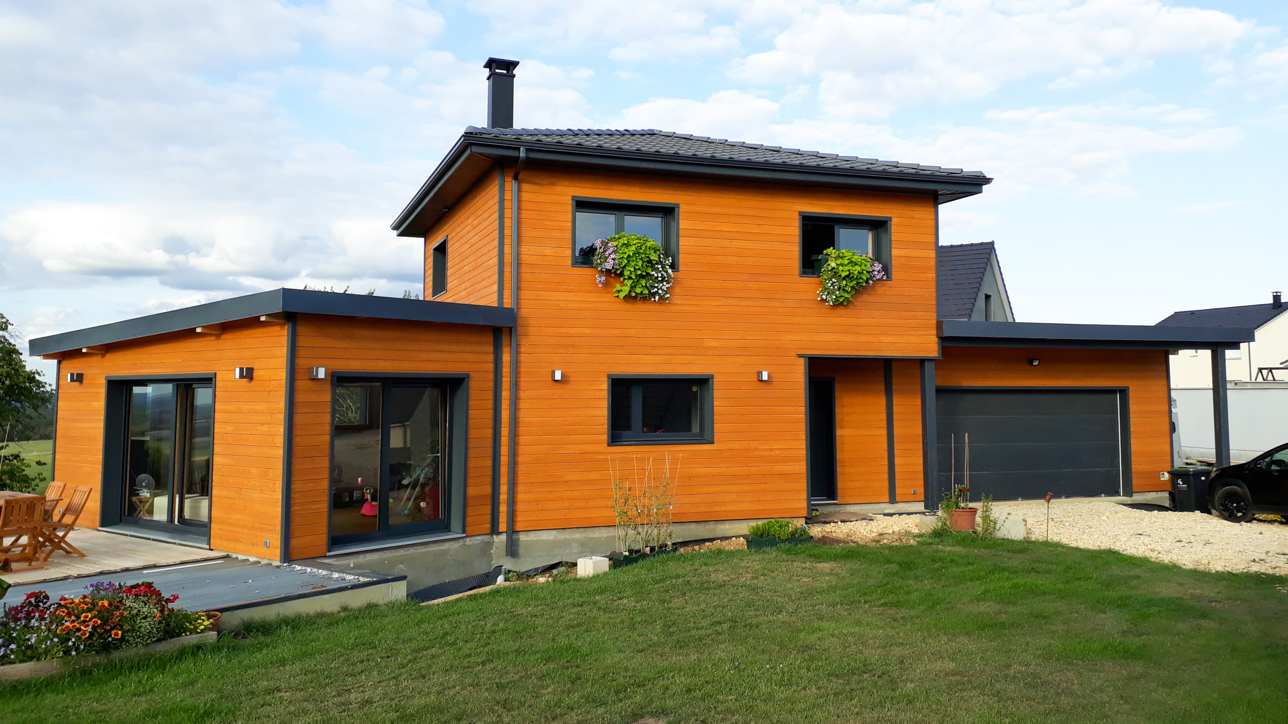 Maisons et chalets bois GICO Constructions Vosges - Gamme contemporaine bois