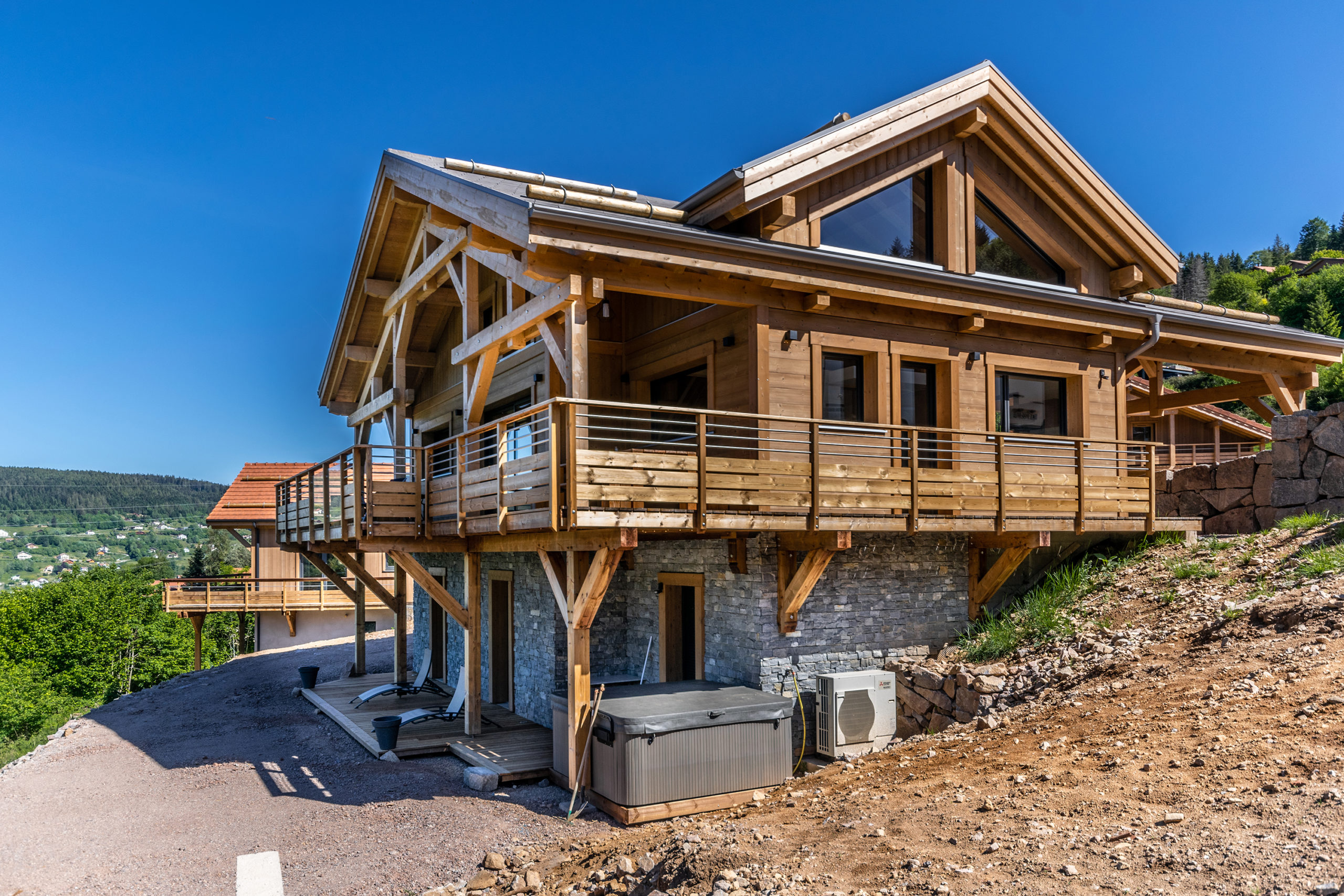 Maisons et chalets bois GICO Constructions Vosges - Maison ossature bois2