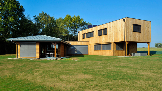 Maison contemporaine bois GICO construction Vosges 01