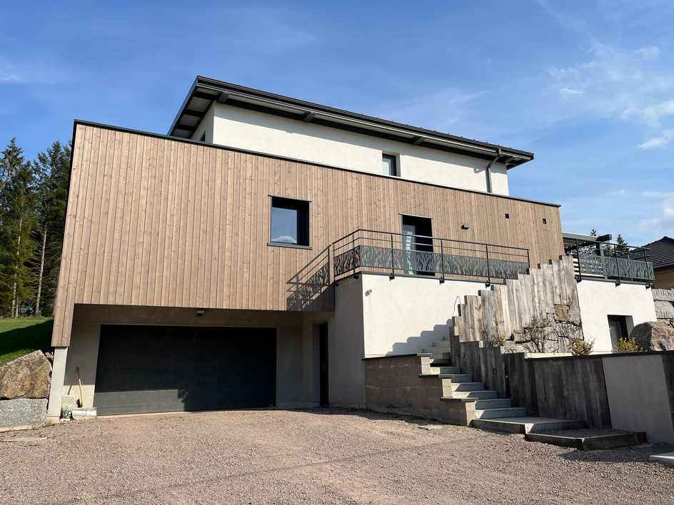 Maison contemporaine bois GICO construction Vosges 016